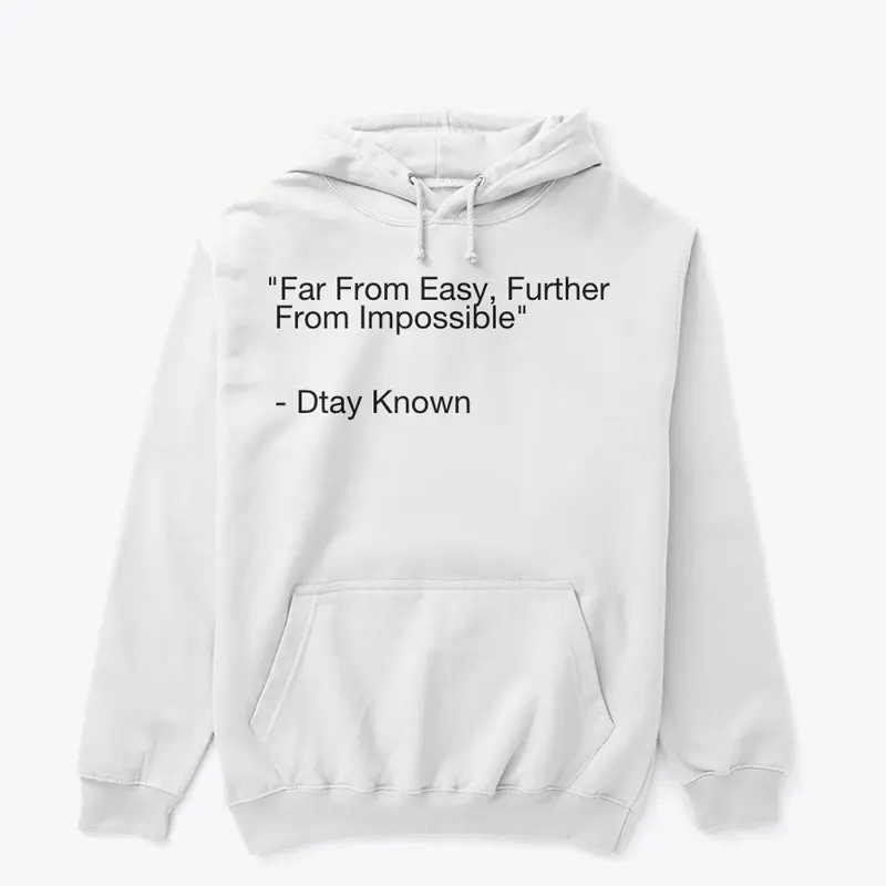 "Far From Easy, FFI" Hoodies